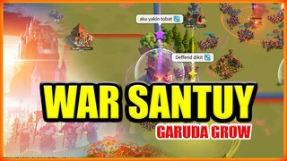 WAR PAGI SANTUY ALLY GARUDA GROW !! TOP 2 KD 3001 !!
