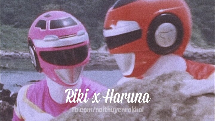 Turboranger •『Riki x Haruna』- Red Turbo x Pink Turbo