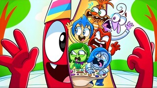 YouTube Cartoon Games | Banban "INSIDE OUT 2" Garten of Banban Animation | Happy Joy! | Views+10