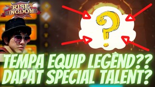 TEMPA EQUIPMENT LEGENDARY Special Talent ? UPDATE TERAKHIR KVK 4 2170 | Rise Of Kingdoms Indonesia