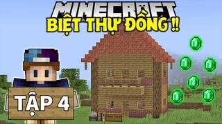 THỬ THÁCH SINH TỒN MINECRAFT 1.18 | Tập 4 | Xây Biệt Thự Bằng Đồng Và Tìm Được Dân Làng !!
