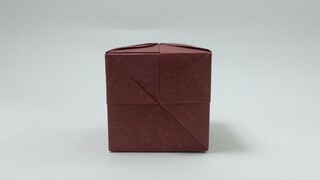 Transforming Paper into a Beautiful Advanced Origami Box ✨