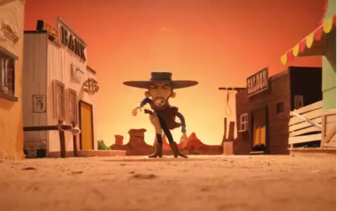 Cowboy Duel Stop Motion Animation