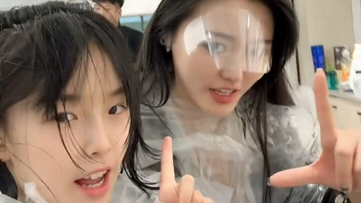 يا للعجب!! شعر قنديل البحر بلفات الصوف يبدو رائعاً أيضاً!!! #ليو غه غه #لفات الصوف