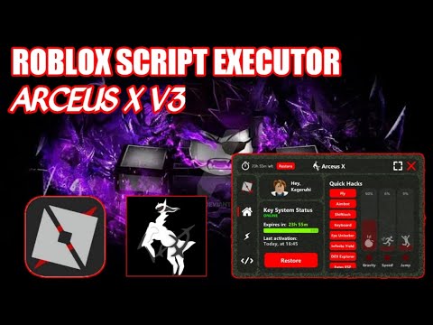 Roblox Mobile Executor  Arceus X V3 Latest Showcase - BiliBili