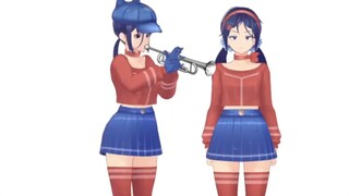 Hat playing trumpet