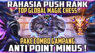 RAHASIA TOP GLOBAL PUSH RANK, PAKE COMBO GAMPANG ! | MAGIC CHESS MOBILE LEGENDS