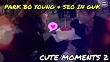 MOMEN LUCU DAN MANIS SEO IN GUK DAN PARK BO YOUNG DOOM AT YOUR SERVICE. CUTE AND SWEET MOMENTS