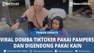 Viral Domba Tiktoker Bernama Cemot di Kulonprogo, Suka Kenakan Pampers dan Digendong Pakai Kain