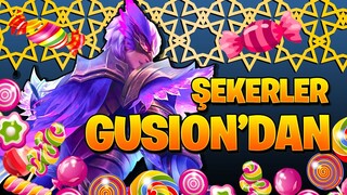 GUSION ŞEKER DEĞİL BIÇAK İKRAM EDİYOR😎 - Mobile Legends