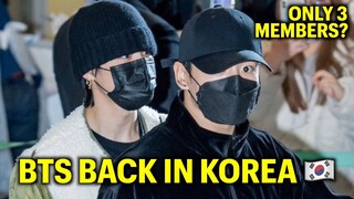 Half of BTS back in Korea | Where are the other members?