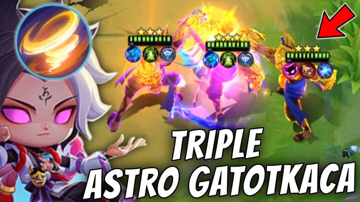 SPAM THIS STRATEGY BEFORE IT GETS NERFED !! ASTRO TRIPLE GATOTKACA !! MAGIC CHESS MOBILE LEGENDS