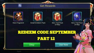 REDEMPTION CODE SA MOBILE LEGENDS PART 12 + SKIN GIVEAWAY - 500 DIAMONDS