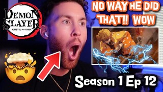 THAT IS NOT ZENITSU⁉️ 🤯 ⚡️ | My First Anime Reaction - Demon Slayer S1 Ep 12