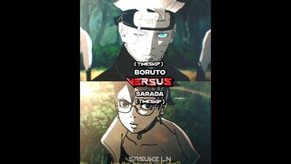 Boruto vs Sarada (timeskip)