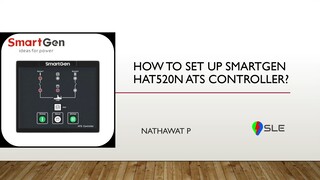 How to set up smartgen hat520N Ats controller
