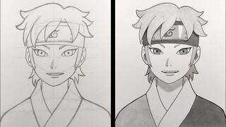 How to Draw Mitsuki - Boruto