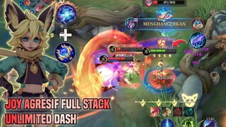 JOY HYPER FULL STACK UNLIMITED DASH | TUTORIAL JOY BUILD JOY HYPER TERSAKIT! TOP GLOBAL JOY GAMEPLAY