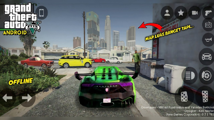 GTA 5 Fanmade Android Offline Map luas 2021 | Gta V Mobile Fan Game Terbaik?