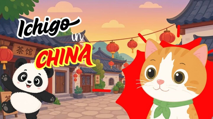 Go Kitty Ichigo | Red Like the Lanterns 🏮 Learn Colors with Ichigo | Episode 3