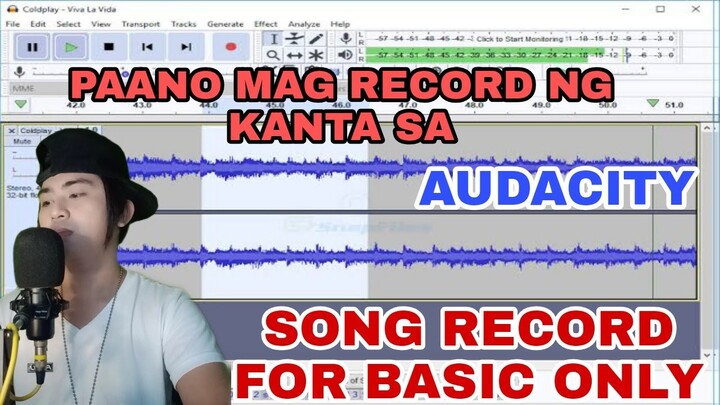 AUDACITY VOCAL SONG RECORD ON THE SPOT 2021