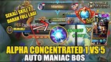 RAHASIA !!! BUILD TERBARU ALPHA PAKE CONCENTRATED ENERGY 1 VS 5 JUGA AUTO SAVAGE BOZ