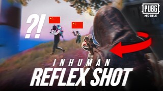 GODLIKE REFLEX CLUTCH😱 /// 0.00001 SEC REFLEX🔥 - PUBG MOBILE | GAME FOR PEACE