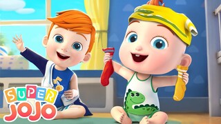 Get Dressed Song | Good Habits For Kids | @Super JoJo - Nursery Rhymes | Playtime with Friends