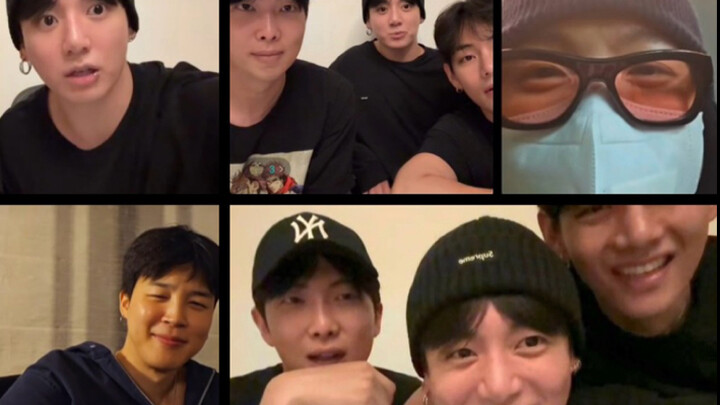 BTS lima orang mengobrol hangat secara online | Seolah-olah menonton satu episode sketsa komedi