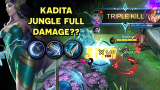 KADITA RỪNG FULL DAMAGE VẬT LÝ? &quot;LẦN ĐẦU CỦA MỠ&quot; SAU 1 NĂM CHƠI GAME CÁI KẾT CỰC QUẠU?! | MLBB