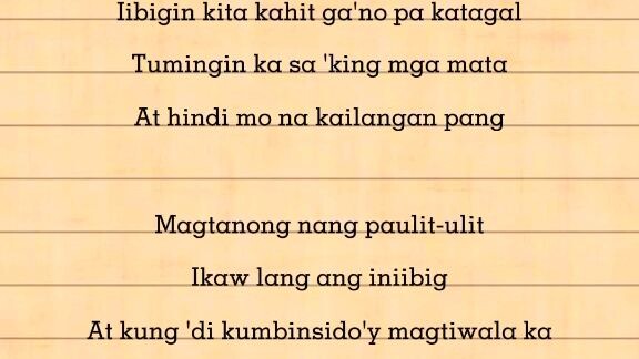 nobita-ikaw lang with lyrics