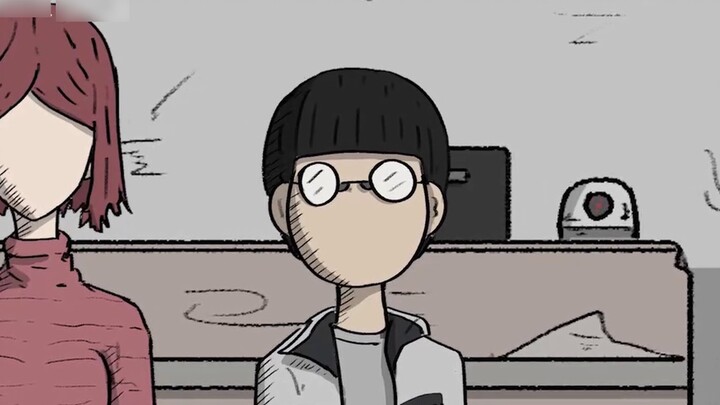 [Suspense Animation] The elevator can only carry one person at a time. If there are more than two pe