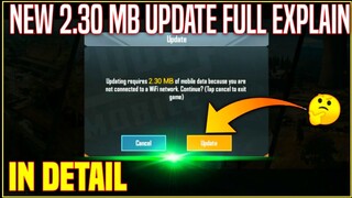 2.30 MB Update Pubg Mobile Explain |  2.30 MB Update Pubg | New 2.30 MB Update