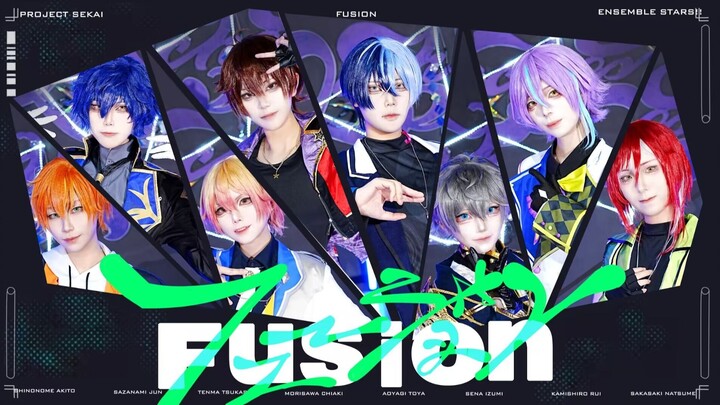 【Liên minh PJSK × ES 8 người/cos】Đạo diễn múa gốc nửa đầu tiên trên toàn mạng ◆Fusion/フュージョン‖ phiên 