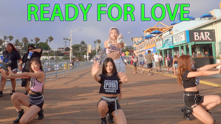 【4K】 Penampilan tari ulang di tempat umum Los Angeles untuk lagu baru BLACKPINK “Ready For Love”