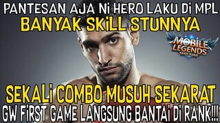 PANTES AJA NI HERO LAKU DI MPL COK!! GW FIRSTH GAME LANGSUNG GAS KE RANK BOY!!