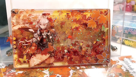 My very first homemade quicksand mahjong tiles!