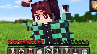 Minecraft Demon Slayer แต่คุณสามารถกิน Mobs ได้