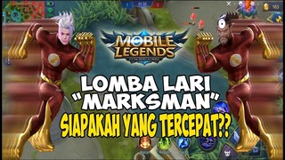 LOMBA LARI MARKSMAN MOBILE LEGENDS!! SIAPAKAH YANG TERCEPAT??