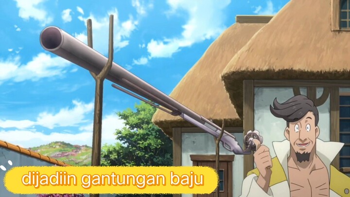 #KompetisiKreasiUnggahan4, pemilik toko ini emang agak laen, riffle jadi gantungan baju