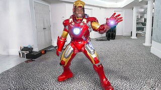 Kai Cenat Tries On Real Life Iron Man Suit!
