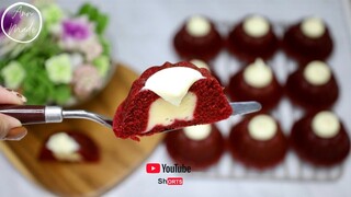 [SHORTS] Preview Red Velvet Double Cream Cheese Mini Bundt Cake | AnnMade