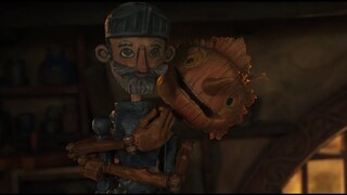 Pinocchio Sings and First TIme Meets Geppetto | Guillermo del Toro's Pinocchio (2022)