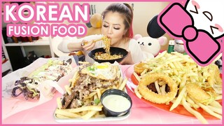 KOREAN FUSION FOOD | MUKBANG