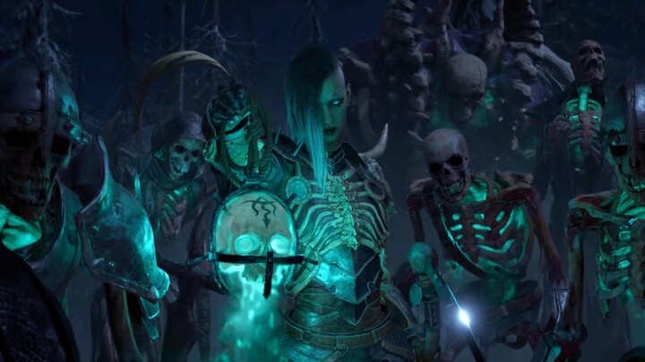 Nhạc nền hoạt hình quảng cáo 4K "Diablo 4" Necromancer CG với phụ đề tiếng Trung và tiếng Anh