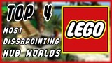 TOP 4 Most Disappointing LEGO Hub Worlds!