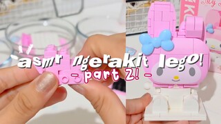 asmr lego melody (part 2)🎀! - unboxing time! + asmr ngerakit lego🪄 - vlog real life#12