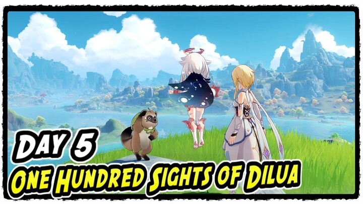 Genshin Impact One Hundred Sights of Dilua | Eight Locales Over Mountains and Seas Event Day 5