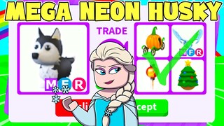 i traded the worlds first mega husky in adopt me...