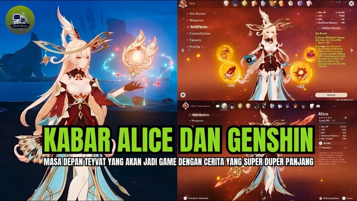 🔰 [NEWS GENSHIN] Bocoran Gameplay Alice dan Masa Depan Teyvat di Genshin Impact‼️